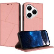 Resim Huawei Pura 80 İçin Kılıf Darbeye Dayanıklı Kapak Parmak İzi Önleyici Mat Dokulu Kart Yuvalı Ve Standlı 