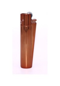Resim Clipper Özel Kutusunda Metal Çakmak - Koyu Rose Gold Parlak Polish Dark Rose Gold Rose 