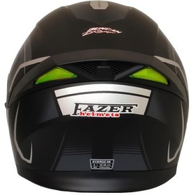 Resim Fazer Motosiklet Çene Açılır Kask Güneş Vizörü Motor Kaskı Duncan Gri Siyah 