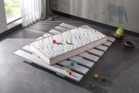Resim BED19 | Full Ortopedik Pamuklu Bebek Yatağı - 120x200 