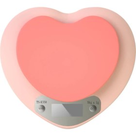 Resim Shenzhen Xin Xin Kalp Şeklinde Elektronil Mutfak Tartısı - Pembe (Yurt Dışından) 