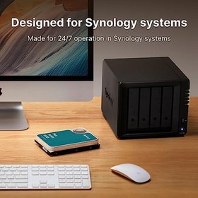 Resim Synology HAT3300 6TB Plus Serisi SATA HDD 3.5" (HAT3300-6T) 