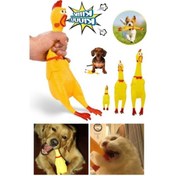 Resim Genel Markalar Ses Çıkaran Tavuk Kedi Köpek Oyuncağı 30 cm. 