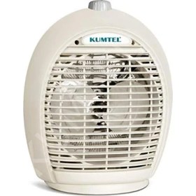 Resim E-Trendy Shop LX6331 Fanlı Isıtıcı, 3 Kademeli, Bej, 2000 W 