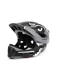 Resim Timsah Tarzı Çocuk Açık Hava Bisiklet Kaskı Gri Gri 