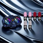 Resim Sunshine022 Gece Siyahı + 3 Çift Parmaklık Entegre Çift Çekirdek Soğutucu, 3 Hızlı Fan, Sıcaklık Göstergeli Rgb Aydınlatmalı Oyun Soğutma Cihazı 