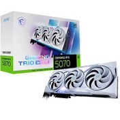 Resim MSI VGA GEFORCE RTX 5070 12G GAMING TRIO OC WHITE RTX5070 12GB GDRR7 192B DX12 PCIE 5.0 X16 (3XDP 1XHDMI) 