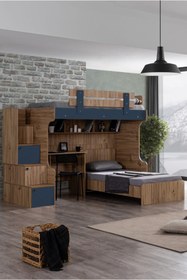 Resim Setay Ranza, Riva Ranza Karyola Masa 2 Adet Comfort Yatak 