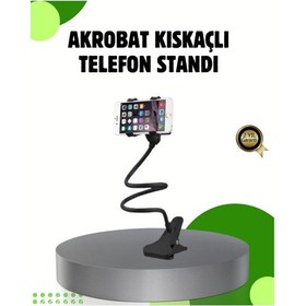 Resim Akrobat Masaüstü Mandallı Telefon Tutucu 360 Derece Dönebilen Diğer 