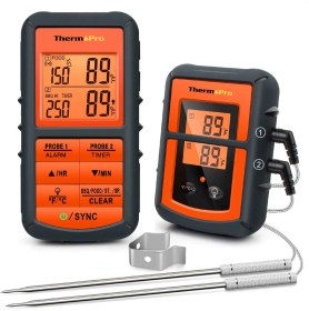 Resim ThermoPro TP08C 150M Wifi Kablosuz Alarmlı Saplamalı Yemek Termometresi 