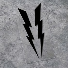 Resim Motorsikletler, Arabalar, Kasklar ve Ön Camlar için 2 Adet Canlı Şimşek Vinil Çıkartmaları - Dayanıklı PVC, Yüksek Parlaklık Bitişi, Gökkuşağı Renklerinde Kolay Uygulanabilir Kendinden Yapışkanlı Etiketler, Dinamik Siyah Yıldırım Tasarımı, Motosiklet Aksesuarları, Motosiklet Hediyeleri 