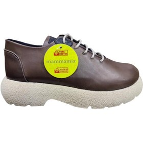 Resim Mammamia MAMMAMİA D23KA-6170 KALIN TABAN OXFORD DERİ KADIN AYAKKABI 