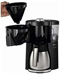 Resim Melitta Look V Perfection Filtre Kahve Makinesi - Termos - Zamanlayıcı Fonksiyonlu - Damlama Durdurucu - 10 Fincan - Siyah (1025-16) 