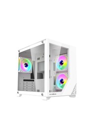 Resim Strong Shadow White 3x 120MM Argb Matx Gaming Bilgisayar Kasası (Powersız) 