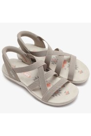 Resim Skechers Reggae Slim-Stretch Flex 163460 Ortopedik Kadın Sandalet 