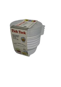 Resim Hobby Life Tick Tock Hava Sızdırmaz Saklama Kabı 5'li Set 5 x 250 Beyaz 
