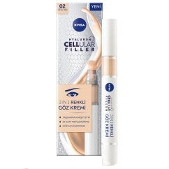 Resim Nivea Hyaluron Cellular Filler 3in1 Renkli Göz Kremi Orta Ton 4 ml 