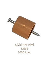 Resim Çivili Raf Pimi Meşe 1000 Adet 
