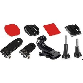 Resim OEM Marka GP11 Aksiyon Kameraları için Kask Bağlantı Aparatı Seti (K2) 