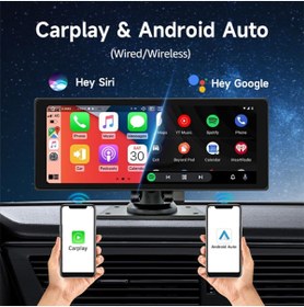 Resim JUNGLEE 10.26 İNÇ CAR PLAY İOS ANDROİD UYUMLU 4K ULTRA HD ÖN ARKA ARAÇ KAMERASI BÜYÜK EKRAN WİFİ BLUETOOTH 