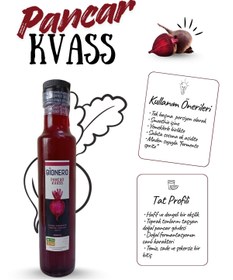 Resim Bionero Foods Doğal Probiyotik Pancar Kvass 250 ml Cam Şişe (6 Adet) 