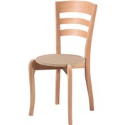 Resim Evimeaksesuar Papel Sandalye 3 Çıtalı Hâm & Cilasız 
