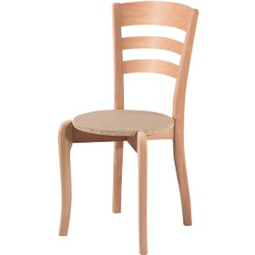 Resim Evimeaksesuar Papel Sandalye 3 Çıtalı Hâm & Cilasız 