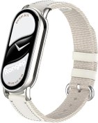 Resim STOREMAX Mi Band 8 İle Uyumlu İnce ve Hafif Tasarımlı Bilekte Terleme Yapmayan Çift Katmanlı Naylon Dokulu PU 