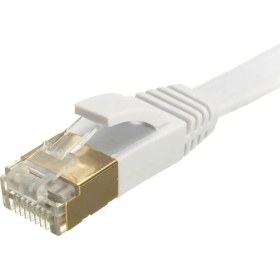 Resim Alfais Cat7 Ethernet RJ45 Modem İnternet Kablosu 1 Metre 10Gbps 600Mhz Dayanıklı Tasarım 