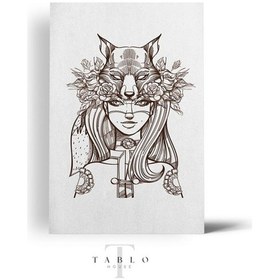 Resim Kurtbaş Minimal Ahşap Tablo 8mm 