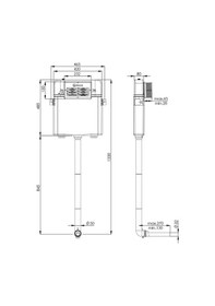 Resim Proplus Çift Basmalı Alaturka Tip Tekli Klozet Uyumlu Gömme Rezervuar Çok Renkli 