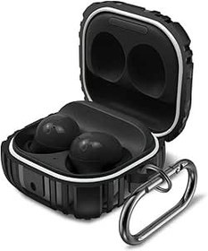 Resim Coverzone Samsung Galaxy Buds Pro ile uyumlu Kulaklık Kılıf Darbeye Dayanıklı Fundamental Sert Koruyucu Toz ve Kirden Koruyan Galaxy Buds Pro ile uyumlu Kılıf Siyah 