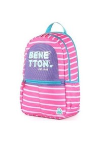 Resim Unıted Colors Of Benetton Çift Bölmeli Sırt Çantası 03752 Pembe 