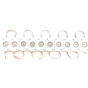 Resim Carub Parmak Lamba Beyaz Mercekli Su Geçirmez 12V 10 Adet Set Beyaz 