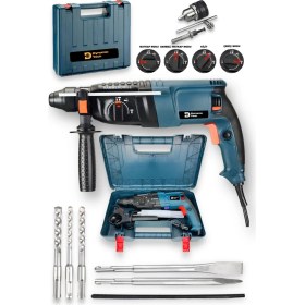 Resim Profesyonel 200 Amper Kaynak + Kırıcı Delici Hilti + 115 mm Avuç Taşlama Spiral Makinesi Üçlü Set 