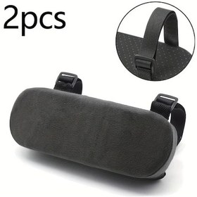 Resim Fochsia Mor Ofis Kolçakları 2li Ergonomik Hafıza Köpük Minder Ayarlanabilir Kolçaklar Mor 