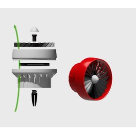 Resim MEKARNO3D Araç İçi Turbo Fan Koku Aparatı – Hava Çıkışına Takılabilir Difüzör 