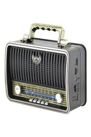 Resim Md-1909 Bt Bluetootlu Nostaljik Radyo Büyük Boy - Nostalji Bluetooth Radyo Nostaljik Radyo - 38 