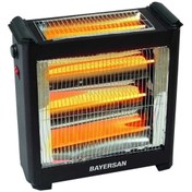 Resim BAYERSAN 3003 Şömine Tipi Isıtıcı Soba 4 Çubuklu Quartz Isıtıcı 2400w 