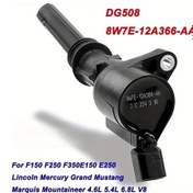 Resim Xuweiwei 1pc Single Ignition Coil Dg508 Dg-508 F150 Lincoln Mercury Grand Marquis Mountaineer V8 Motorlar İçin 