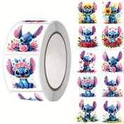 Resim 500 adet Dikiş ve Çiçek Temalı Sticker - 10 Benzersiz Karikatür Tasarımları, Not Albümleri, Kaykaylar, Su Şişeleri, Valizler, Telefon Kılıfları ve Daha Fazlası için DIY Dekorasyon - Ofis veya Günlük Kullanım için İdeal Hediye, Ofis Malzemeleri | Eğlenceli Tasarım | Dayanıklı Stickerlar, Sticker Dekorasyon 