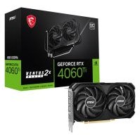 Resim MSI GeForce RTX 4060 Ti VENTUS 2X BLACK 8G OC 128 Bit DLSS 3 Ekran Kartı 