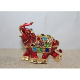 Resim 9089380057782drvs - Swarovski Taşlı Minik Figür - Fil 