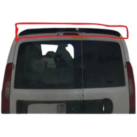 Resim Fiat Doblo 3-4 2011-2020 Çift Kapı Spoiler Beyaz Boyalı 