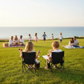 Resim Değirmen Grup Çocuk Kamp Sandalyesi 