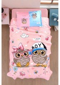 Resim Clasy Tek Kişilik Pike Takımı Puhu Pembe 