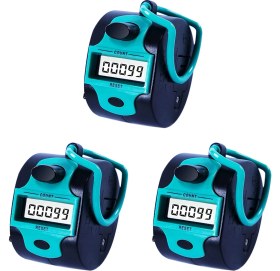 Resim Explosion1 3x Sayacı Tıkır Manuel Dijital Dikiş Sayacı Parmak Halkası Mekanik El Taşınağı Sıralı Insanlar Golf (Yurt Dışından) 