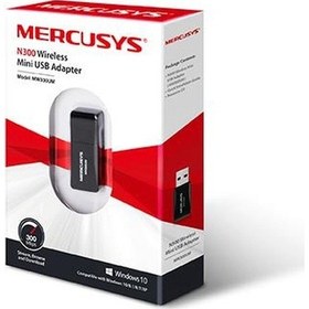 Resim Tp-Link Mercusys Mw300um 300mbps Kablosuz Usb Adaptör 