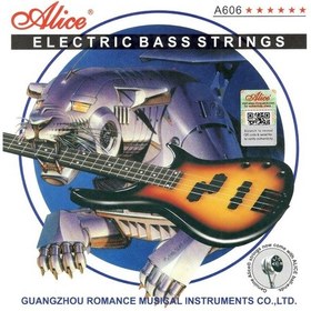 Resim Bas Gitar Teli 4 Telli A606 Alice 