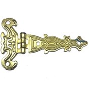 Resim Skygo Dekoratif, Sac Tek Kuyruklu Menteşe - 40x68 mm, Küçük, Sarı, 100 Adet 